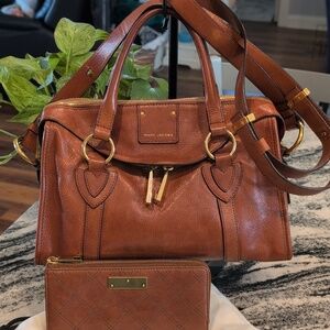 💥Marc Jacobs Set💥 - Leather Satchel Shoulder Bag & Wallet - COA Inc.